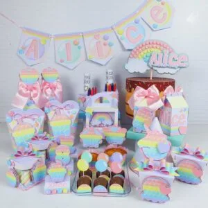 Kit Festa Só um bolinho Pop It Menina 9 Kit Festa Só um bolinho Pop It Menina