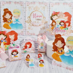 Kit Festa Só um bolinho Princesas Cute - Arquivo Digital 15 Kit Festa Só um bolinho Princesas Cute - Arquivo Digital