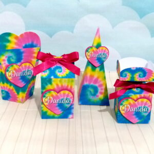 Kit Festa Só um bolinho Tie Dye - Arquivo Digital 5 Kit Festa Só um bolinho Tie Dye - Arquivo Digital