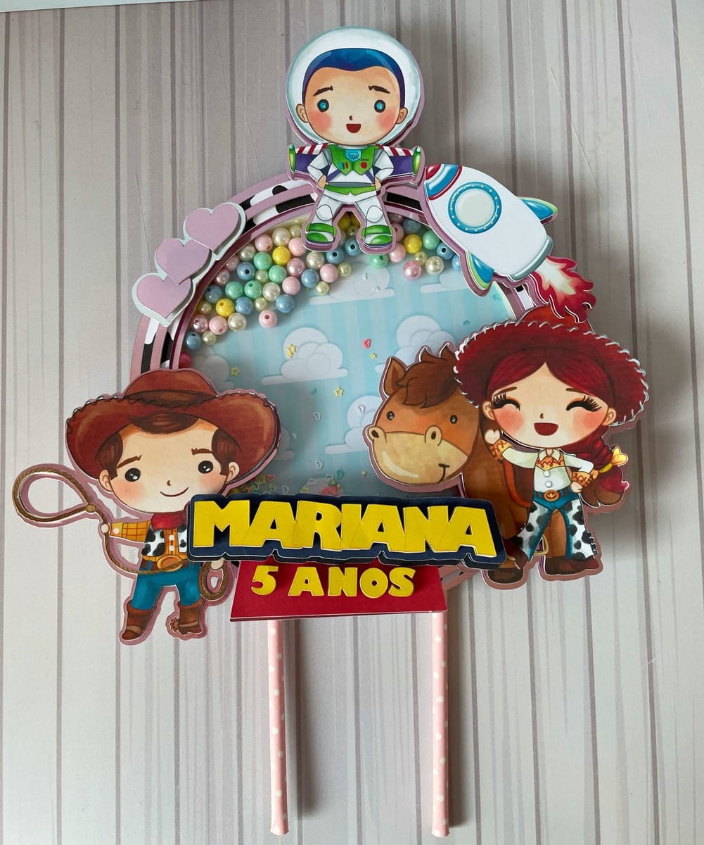 Kit Festa Toy Story Rosa 2 Kit Festa Toy Store Rosa