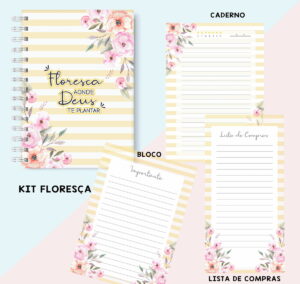 Kit Floresça Amarelo