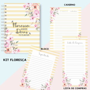 Kit Floresça Amarelo