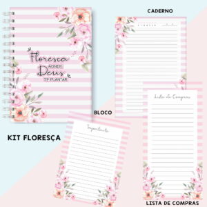 Kit Floresça Rosa
