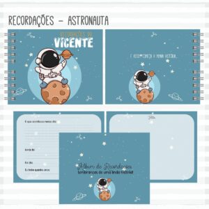 Kit Maternidade Astronauta Menino