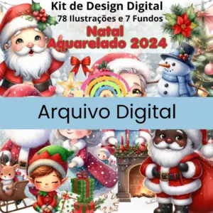 Kit Papai Noel Png Para Sublimacao E Scrapbook Natalino 2