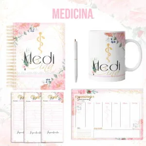 Kit para Encadernação Medicina Feminina