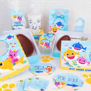 Kit Páscoa Baby Shark - Arquivo Digital 8 Kit Páscoa Baby Shark - Arquivo Digital