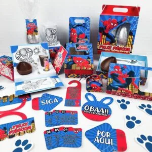 Kit Páscoa Homem Aranha 16 Kit Páscoa Homem Aranha