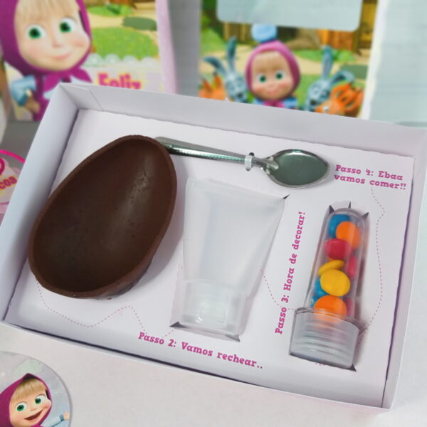 Kit Páscoa Marsha e o Urso