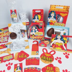 Kit Páscoa Mulher Maravilha