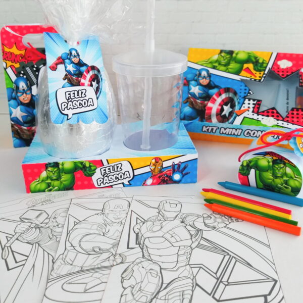 Kit Páscoa Vingadores