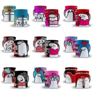 Kit Photoshop Caneca Flork Dia dos Namorados
