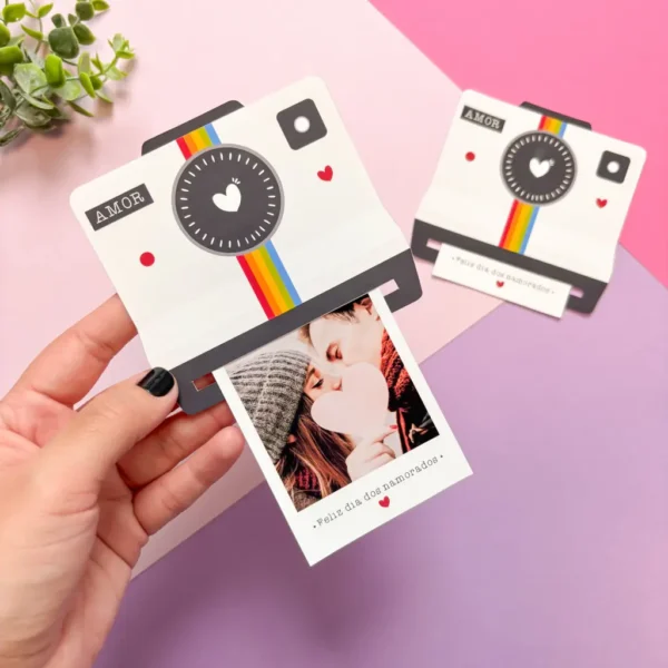 Kit Polaroid Digital Dia dos Namorados - Crie Memórias Únicas - Imagem 3