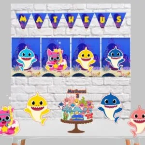 Kit Só um Bolinho Babyshark 36 Kit Só um Bolinho Babyshark