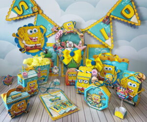 Kit Só um bolinho Bob Esponja