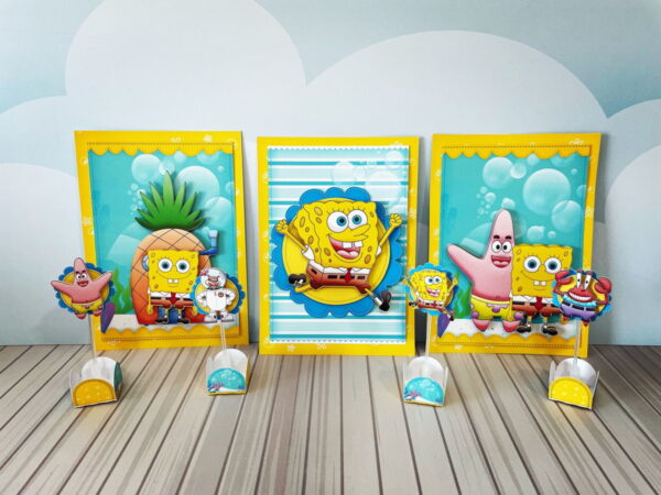Kit Só um bolinho Bob Esponja