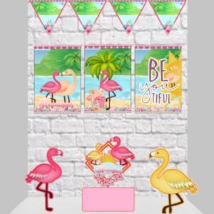 Kit Só um Bolinho Flamingo