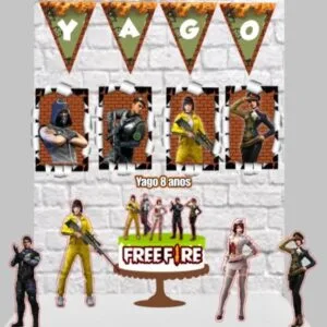 Kit Só um Bolinho Free Fire