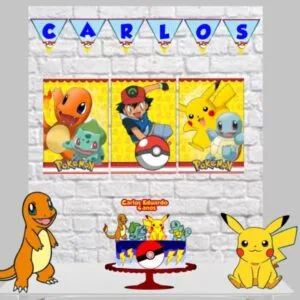Kit Só um Bolinho Pokemon 27 Kit Só um Bolinho Pokemon