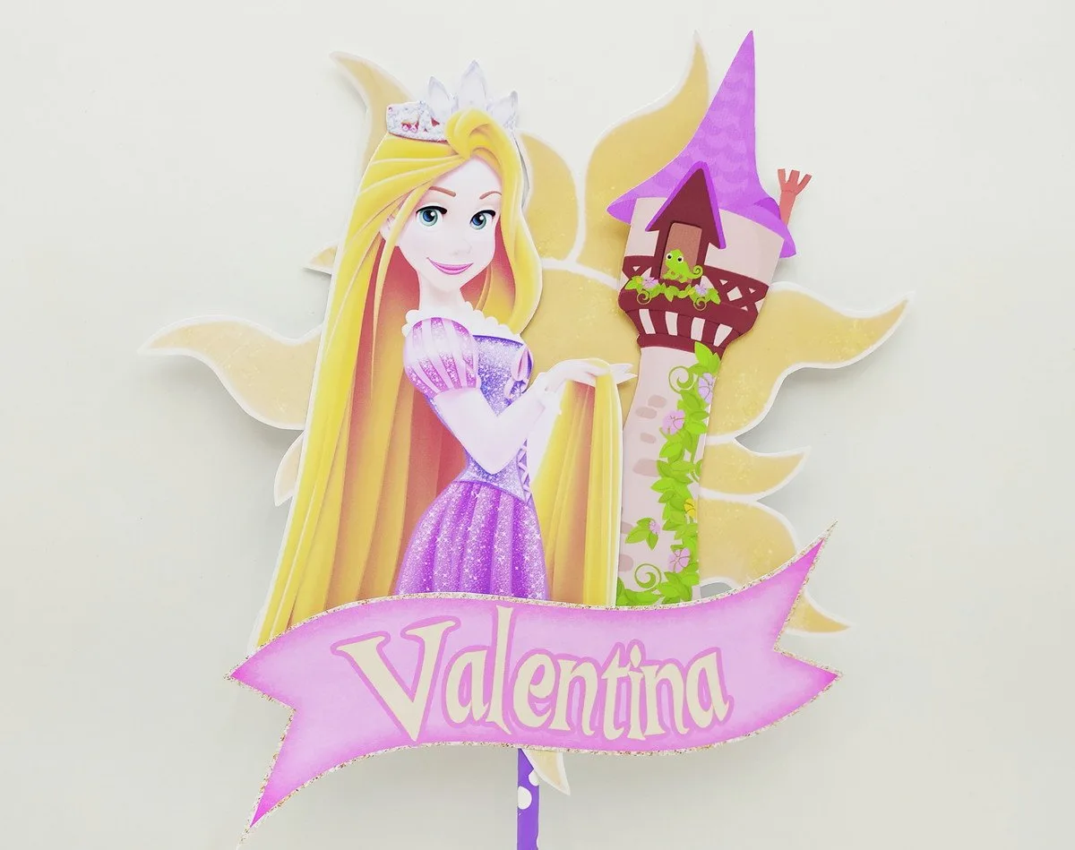 Kit Só um bolinho Rapunzel 4 Kit Só um bolinho Rapunzel