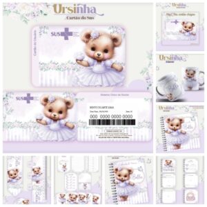 Kit Ursinha Lavanda