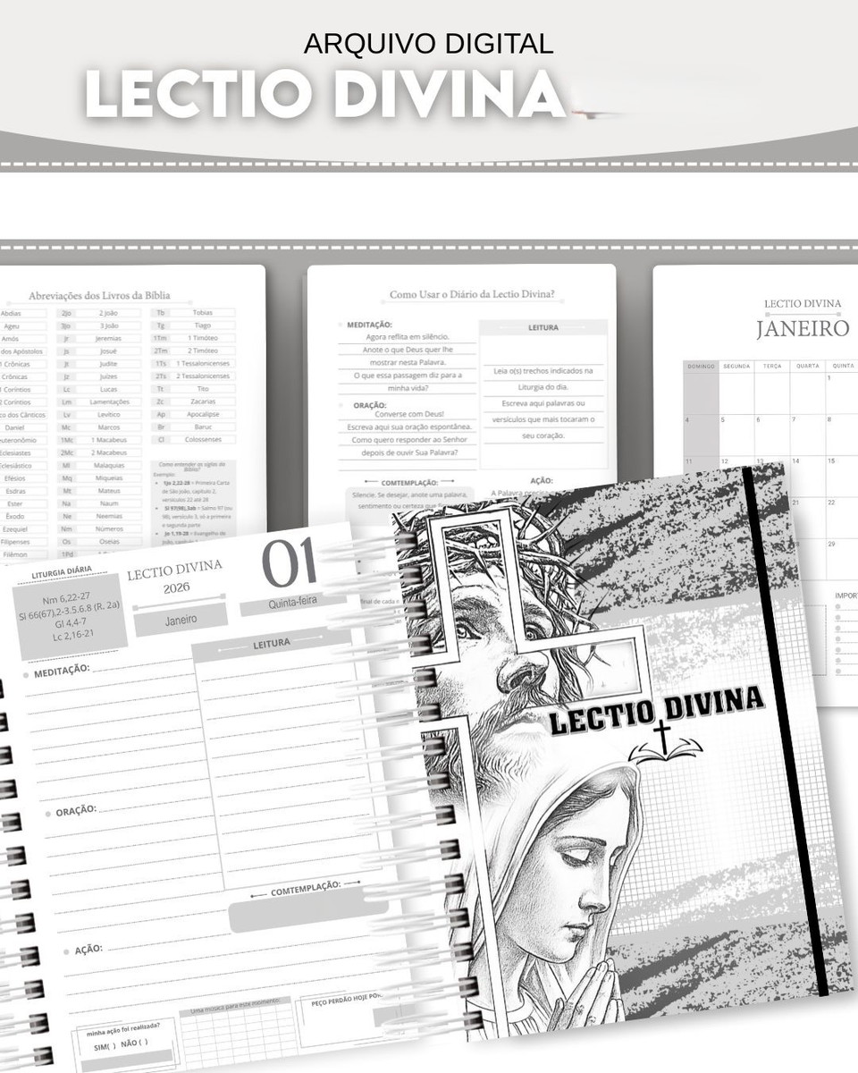Lectio Divina 2026 - Feminina e Masculina para Imprimir 4 Lectio Divina 2026 - Feminina e Masculina para Imprimir