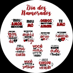 Lettering Dia dos Namorados