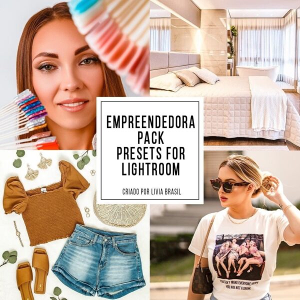 Livia Brasil Empreendedora Pack Lightroom Presets Instagram
