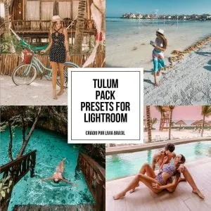 Livia Brasil Tulum Pack Lightroom Presets Fotos Instagram