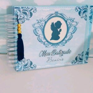 Livro Batizado Azul