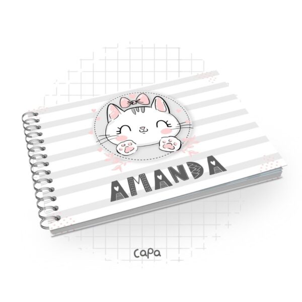Livro Batizado Gatinha