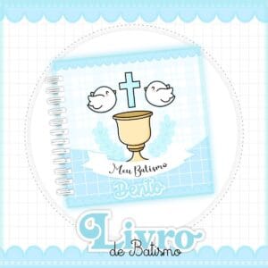 Livro Batizado Menino