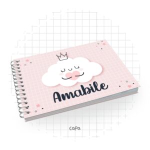 Livro Batizado Nuvem Menina