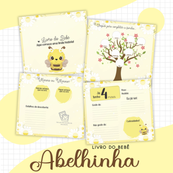 Livro bebê Abelhinha