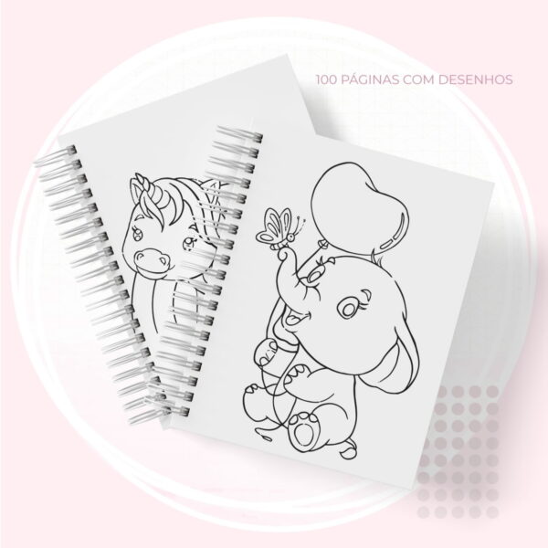 Livro de Colorir Menina