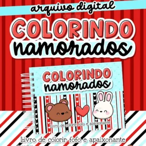 Livro de Colorir Romântico para Dia dos Namorados PDF