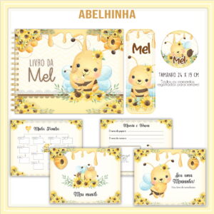 Livro do Bebê Abelhinha Linda - Arquivo Digital 12 Livro do Bebê Abelhinha Linda - Arquivo Digital