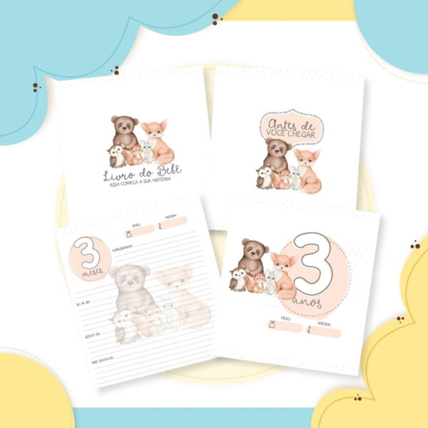 Livro do bebê Animais Menino