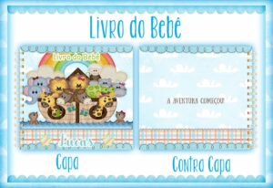 Livro do Bebê Arca de Noé Menino