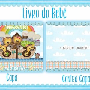 Livro do Bebê Arca de Noé Menino