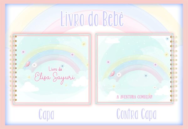 Livro do Bebê Arco Iris Menina I