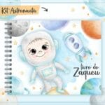 Livro Do Bebê Astronauta Aquarela 63 Livro Do Bebê Astronauta Aquarela