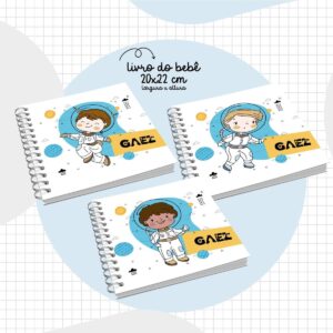 Livro do Bebê Astronauta Menino