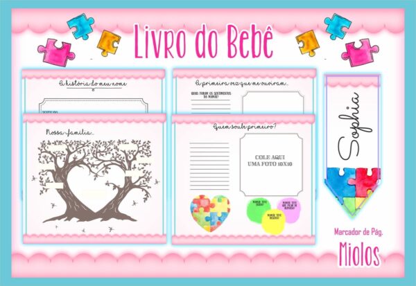 Livro do Bebê Autismo Menina