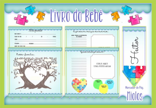Livro do Bebê Autismo Menino