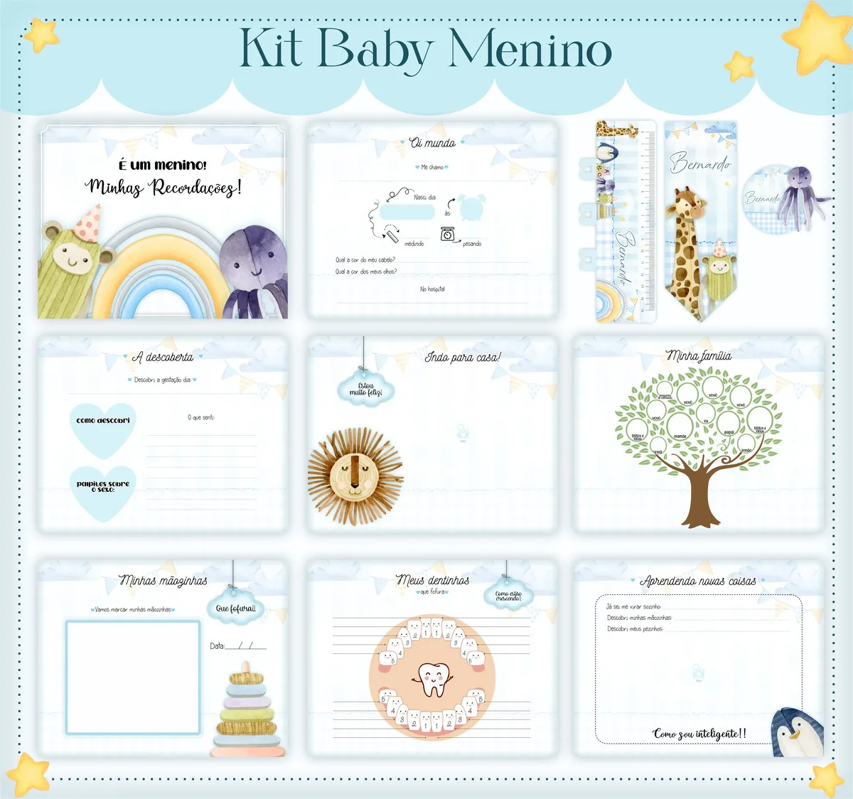 Livro do Bebê Baby Foto Menino 2 Livro do Bebê Baby Foto Menino