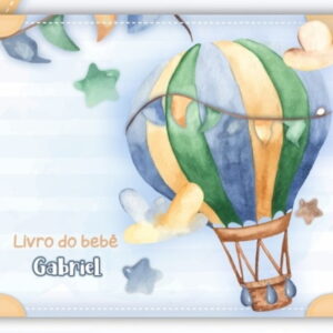 Livro do Bebê Balãozinho Menino- Arquivo Digital