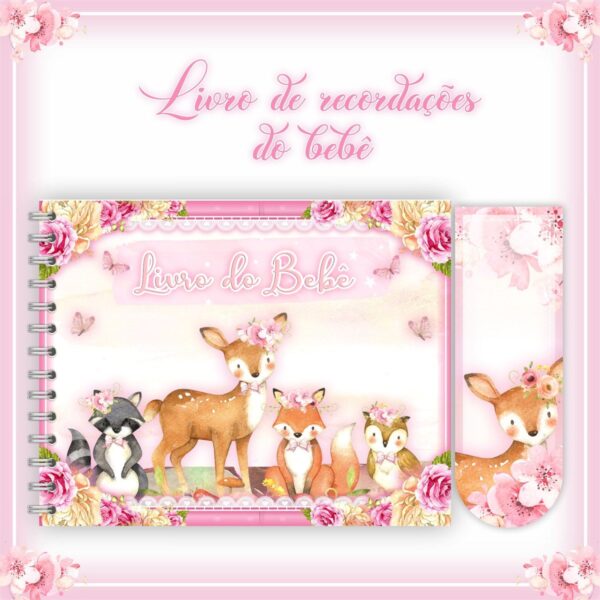 Livro do Bebê Bosque Menina