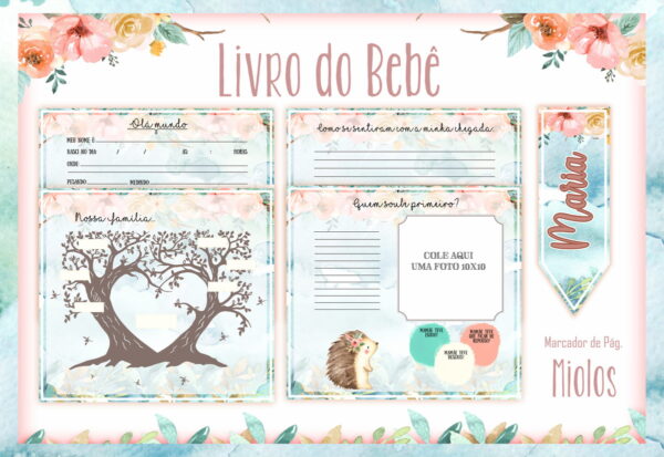 Livro do Bebê Bosque Menina II