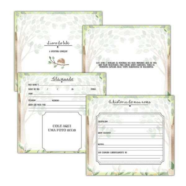 Livro do Bebê Bosque Menino